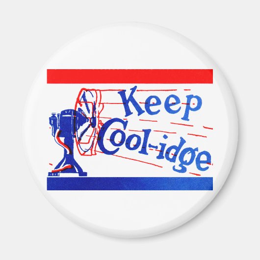 1924 Keep Coolidge Magneet (Voorkant)