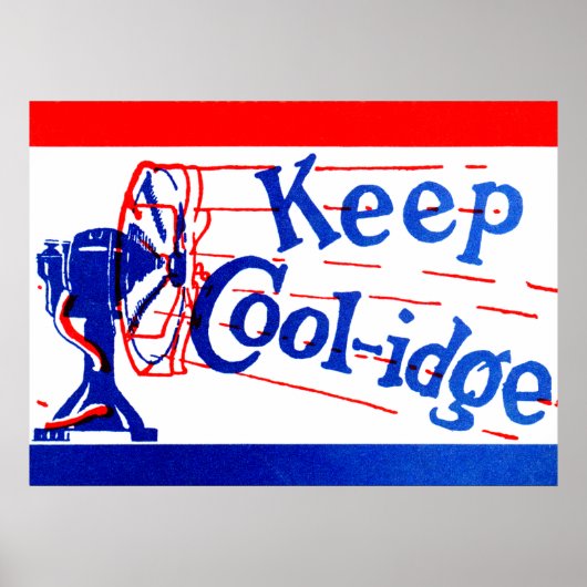 1924 Keep Coolidge Poster (Voorkant)