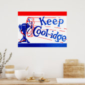 1924 Keep Coolidge Poster (Keuken)