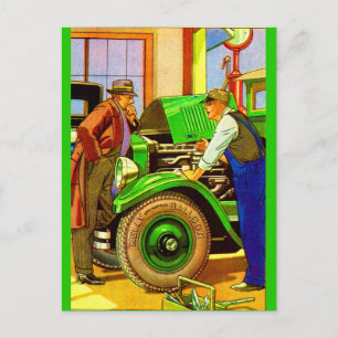 1924 Kelly Springfield ballonbanden Briefkaart