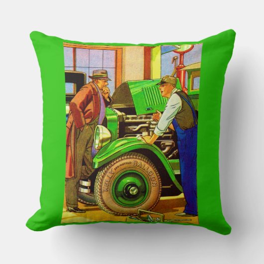 1924 Kelly Springfield ballonbanden Kussen (Voorkant)