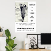 1924 Tailors Golf Clothing Advertisement Print (Thuiskantoor)
