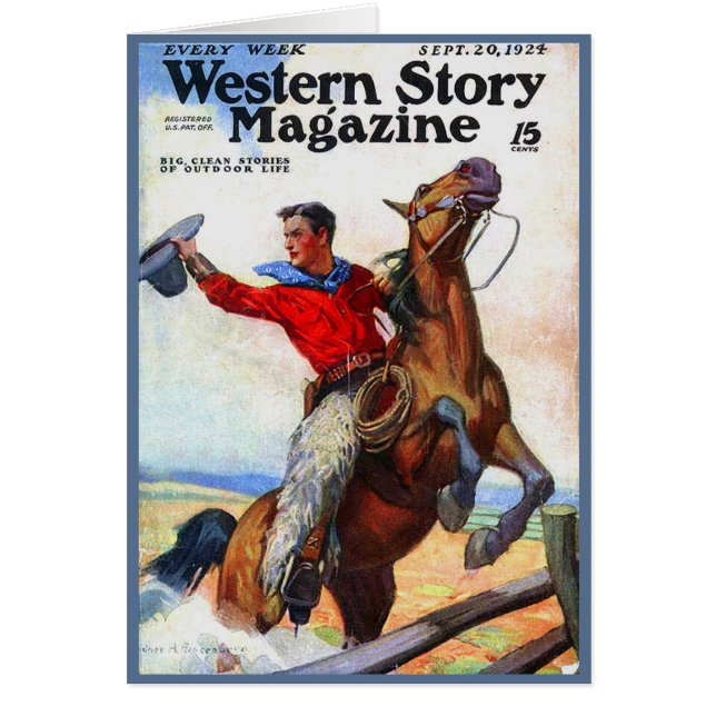 1924 Western magazijn cover (Voorkant)