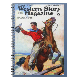 1924 Western magazijn cover Notitieboek