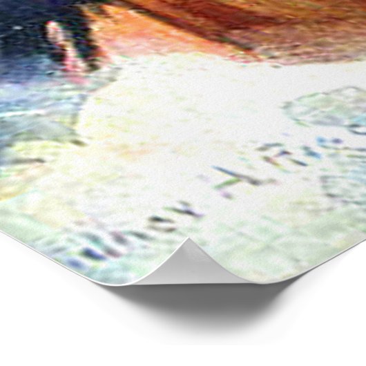 1924 Western magazijn cover Poster (Hoek)