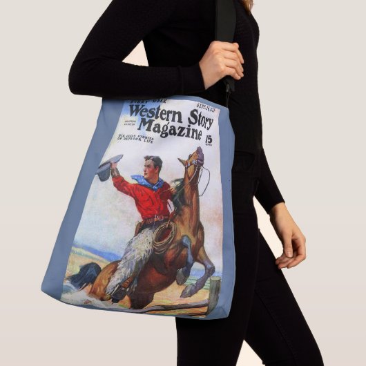 1924 Western Verhaal magazijn in 1924 Crossbody Tas (Dichtbij)