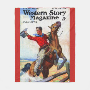 1924 Western Verhaal magazijn in 1924 Fleece Deken