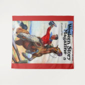 1924 Western Verhaal magazijn in 1924 Wandkleed (Voorkant (horizontaal))