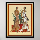 1925 Art Deco Mode Afdrukken 16 x 20 Poster (Voorkant)