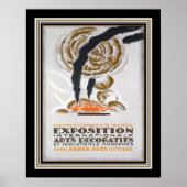 1925 Art Deco Paris Exposition Poster (Voorkant)