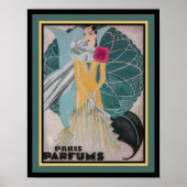 1925 Art Deco Paris parfume Poster (Voorkant)