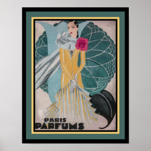 1925 Art Deco Paris parfume Poster