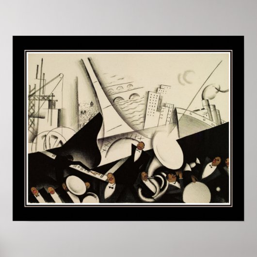 1925 Art Deco Poster (Voorkant)