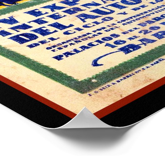 1925 AUTOMOTIVE EXPOSITION VINTAGE POSTER (Hoek)