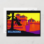 1925 Bellinzona Zwitserland Briefkaart (Voorkant / Achterkant)