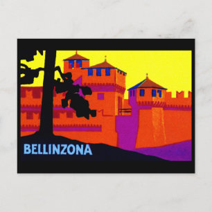 1925 Bellinzona Zwitserland Briefkaart