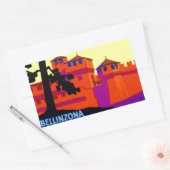 1925 Bellinzona Zwitserland Rechthoekige Sticker (Envelop)