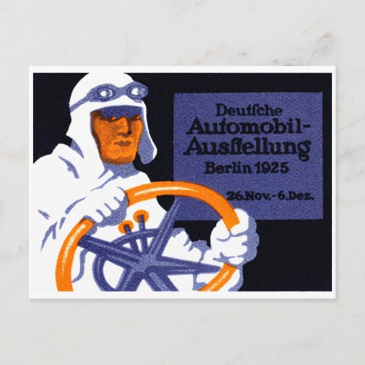 1925 Berlijnse Show Poster Briefkaart (Voorkant)