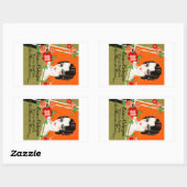 1925 Bloemen van Frankrijk Parfum Rechthoekige Sticker (Vel)