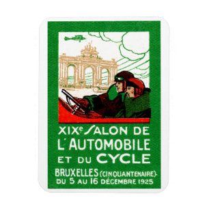 1925 Brussels Automotive Exposition Magneet