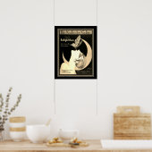 1925 Deco "Die Nacht der Nachte" Poster (Keuken)
