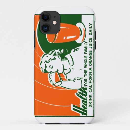 1925 Drink Sinaasappel Juice Case-Mate iPhone Case (Achterkant)