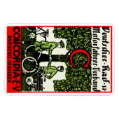 1925 Duitse fiets- en motorclub Magneet (Horizontaal)