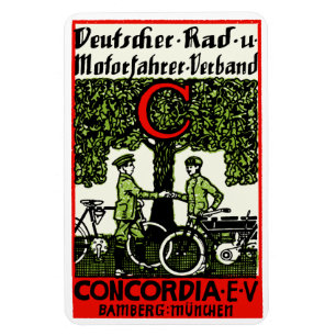 1925 Duitse fiets- en motorclub Magneet
