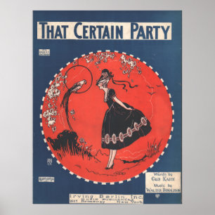 1925 - EEN BEPAALDE PARTIJ POSTER