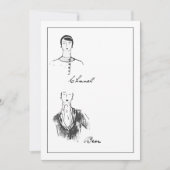 1925 Franse Mode - Gegevens Save The Date (Voorkant)