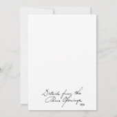 1925 Franse Mode - Gegevens Save The Date (Achterkant)