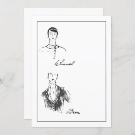 1925 Franse Mode - Gegevens Save The Date