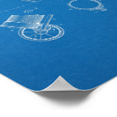 1925  Golf Bag Patent Blueprint Art Print (Hoek)