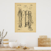  1925 Golf Bag Print (Keuken)