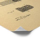 1925  Golf Club Patent Art Print (Hoek)