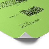 1925  Golf Club Patent Blueprint Art Print (Hoek)