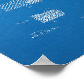 1925  Golf Club Patent Blueprint Art Print (Hoek)