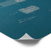 1925  Golf Club Patent Blueprint Art Print (Hoek)