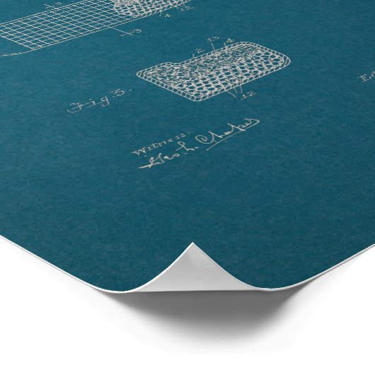 1925  Golf Club Patent Blueprint Art Print (Hoek)