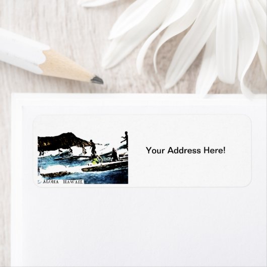 1925 Hawaï Etiket (Insitu)