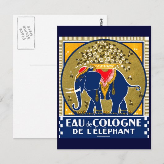 1925 Keulen de l'Elephant Briefkaart (Voorkant / Achterkant)