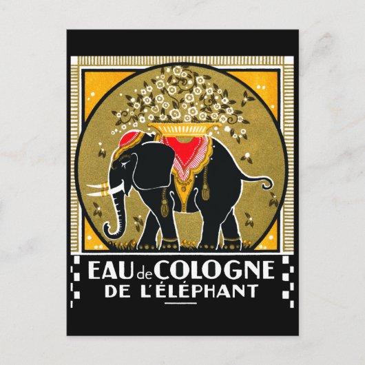1925 Keulen de l'Elephant Briefkaart (Voorkant)