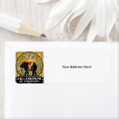 1925 Keulen de l'Elephant Etiket (Insitu)