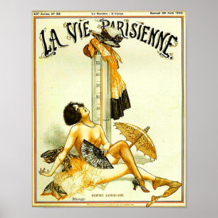 1925 La Vie Parisienne Frans Hoesje Poster