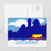 1925 Locarno Zwitserland Briefkaart (Voorkant / Achterkant)