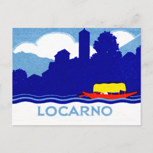 1925 Locarno Zwitserland Briefkaart (Voorkant)