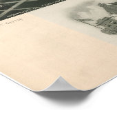 1925 Margate City, NJ Birds Eye Uitzicht Panoramic Poster (Hoek)