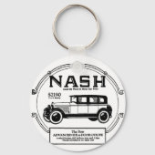 1925 Nash Automobile Advertisement Sleutelhanger (Voorkant)