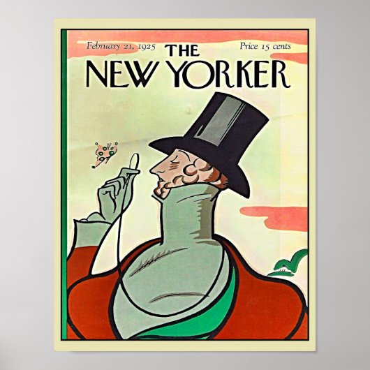 1925 New Yorker Mode Poster (Voorkant)
