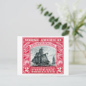 1925 Noordse Amerikaanse Stamp Briefkaart (Staand voorkant)